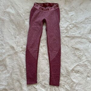 Gymshark full length pink flex leggings